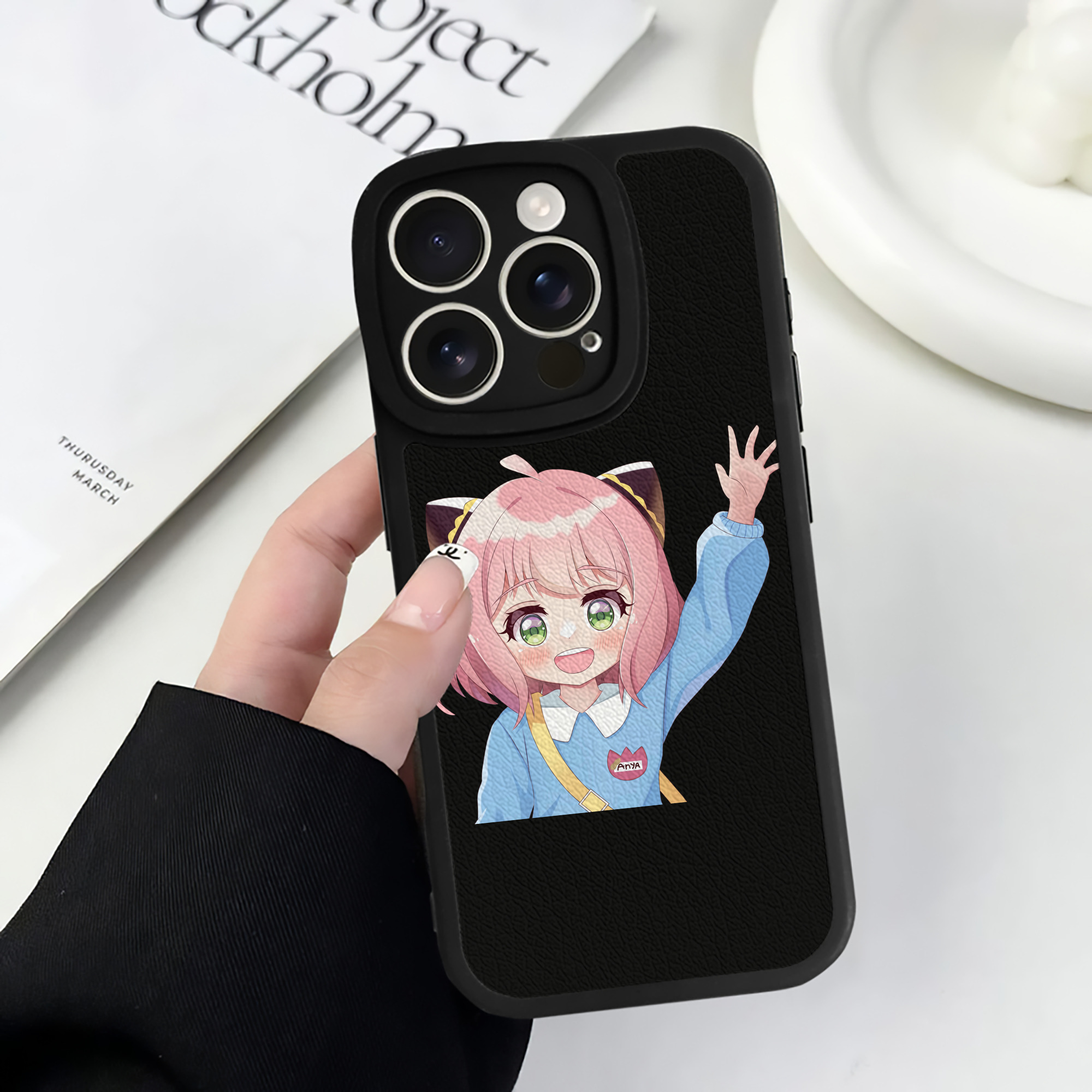 （画像用） SPY×FAMILY间谍家家酒 【iPhone 16シリーズ対応】シリコンスマホケース（レザー調） 材質：シリコン